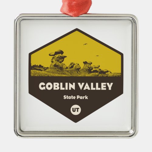 Goblin Valley State Park Metal Ornament