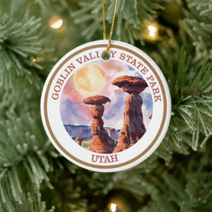 Goblin Valley State Park, Utah Ceramic Ornament