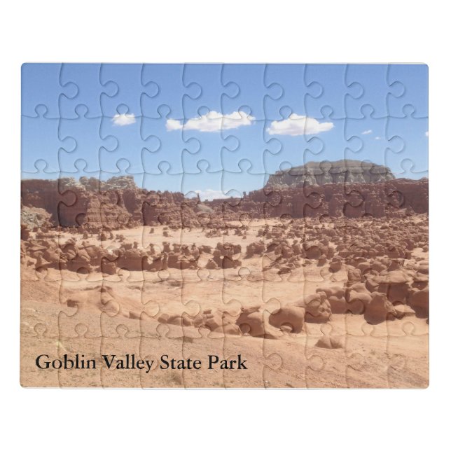 Goblin Valley State Park - Utah Postcard Jigsaw Puzzle (Puzzle Horizontal)