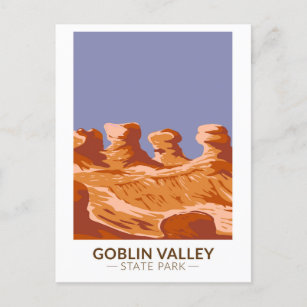 Goblin Valley State Park Utah Vintage Postcard