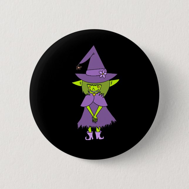 Goblin Witch Button (Front)