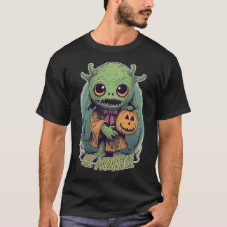 Goblin with Jack-o-Lantern Vintage Style T-shirt
