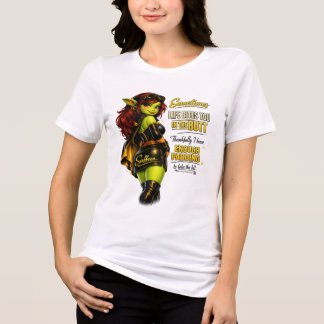 Goblinantics™ — Saffron™: Life Bites Tri-Blend Shirt