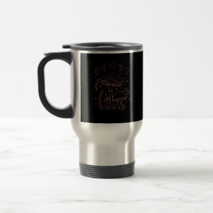 Goblincore Aesthetic Academia Cottagecore Mushroom Travel Mug