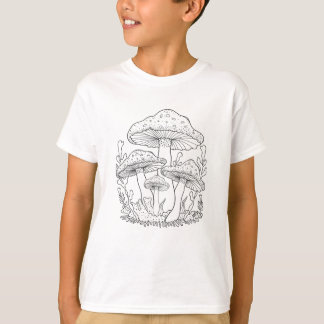 Goblincore Aesthetic and dark Cottagecore Mushroom T-Shirt