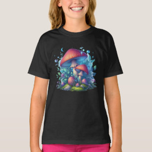 Goblincore Aesthetic and dark Cottagecore Mushroom T-Shirt