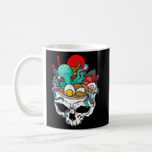Goblincore Aesthetic Fairycore Grunge Ramen Octopu Coffee Mug