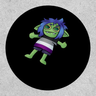 Goblincore Asexual Pride Goblin Classic Patch