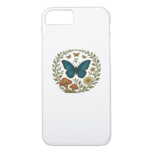 Goblincore Butterfly Fairycore Botanical Apparel C iPhone 8/7 Case