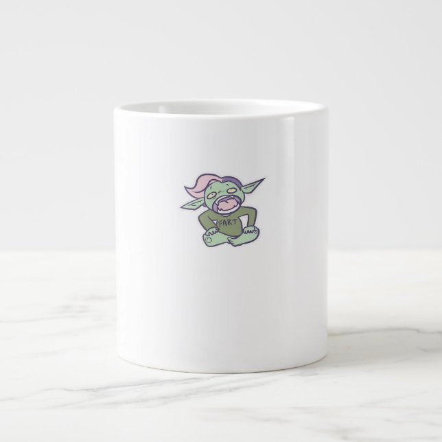 Goblincore Fart Goblin Classic Giant Coffee Mug (Front)