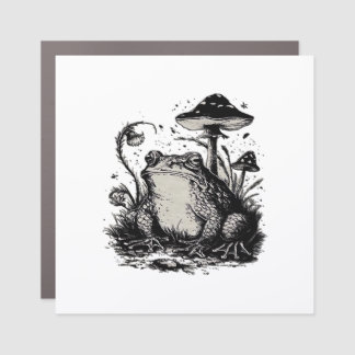 Goblincore Frog Minimal Classic Design Car Magnet