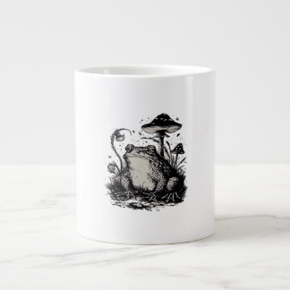 Goblincore Frog Minimal Classic Design Giant Coffee Mug
