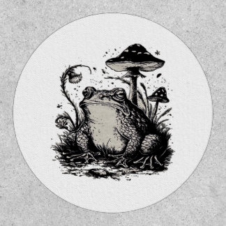 Goblincore Frog Minimal Classic Design Patch