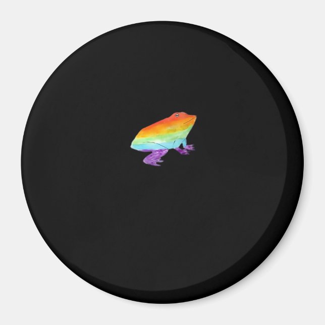 Goblincore Gay Frog Classic Style Magnet (Front)