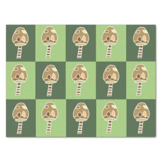 Goblincore Mushroom Green Checkered Goblincore