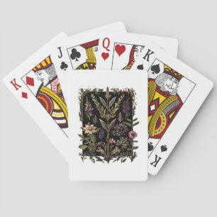 Goblincore Victorian Witch Herbs Classic Poker Cards