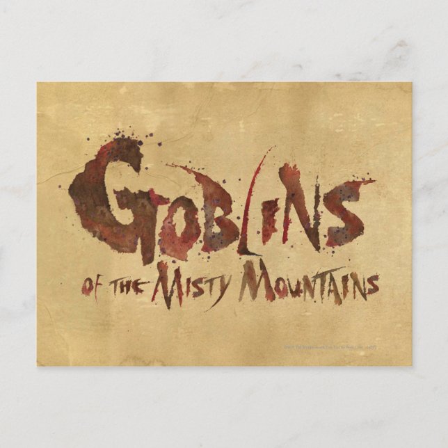 Goblins of the Misty Mountains Postcard (Front)