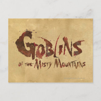 Goblins of the Misty Mountains Postcard
