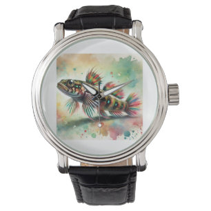 Goby Fish 190724AREF126 - Watercolor Watch