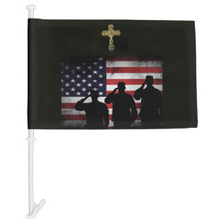 GOD AND COUNTRY CAR FLAG