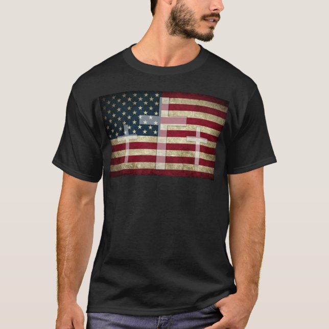 God and Country  T-Shirt (Front)