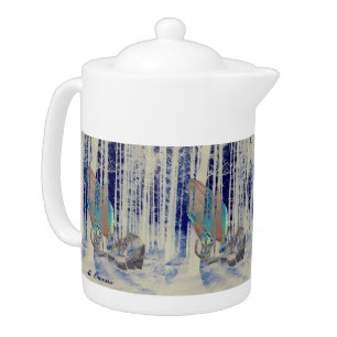 God Answers Prayers In All Seasons Teapot