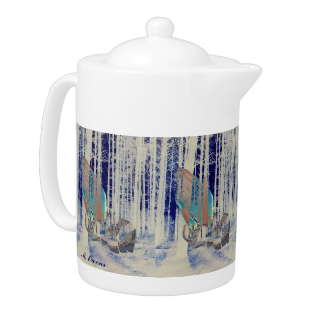 God Answers Prayers In All Seasons Teapot (Left)