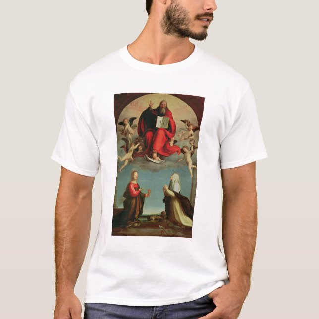 God appearing to St. Mary Magdalen and St. Catheri T-Shirt (Front)