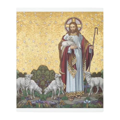 God as Good Shepherd Metal Print