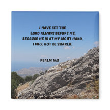 God At My Right Hand Psalm 16:8 Bible Verse