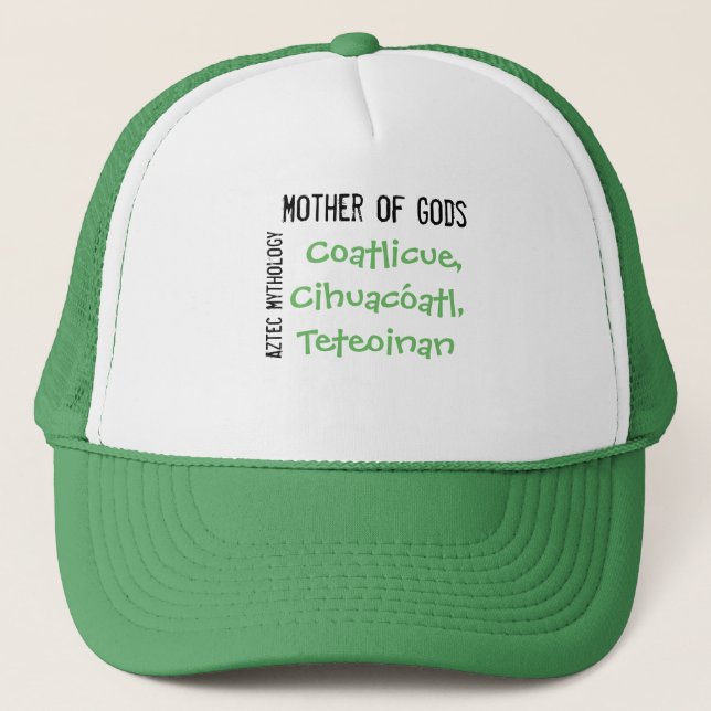GOD AZTEC TRUCKER HAT (Front)