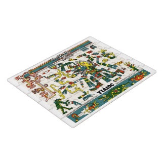God Azteca Tláloc Jigsaw Puzzle