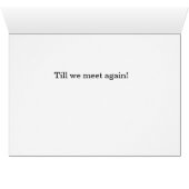 God Be With You Till We Meet Again! Cards (Inside Horizontal (Bottom))