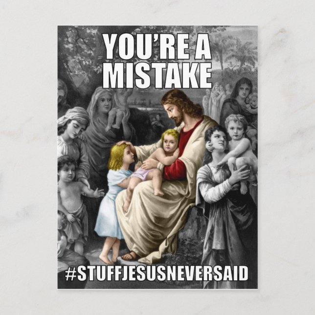 God Believes In You (SJNS) Postcard (Front)