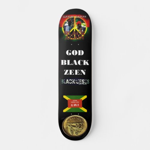 GOD BLACK ZEEN Skateboard