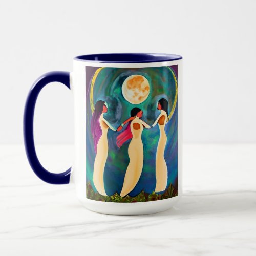 God Bless All Under the Moon Mug