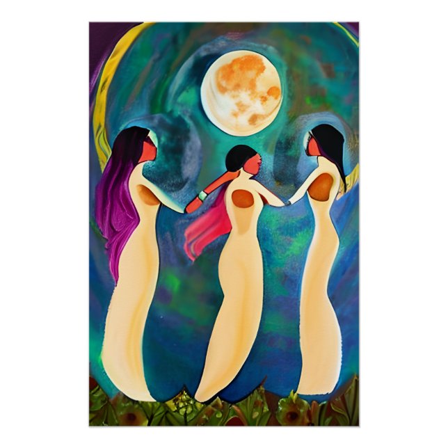 God Bless All Under the Moon Poster (Front)