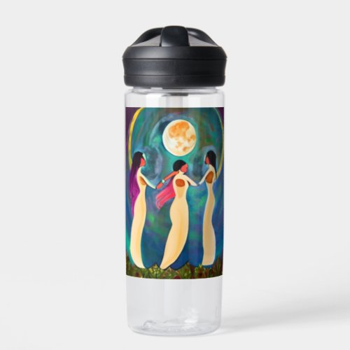 God Bless All Under the Moon Water Bottle