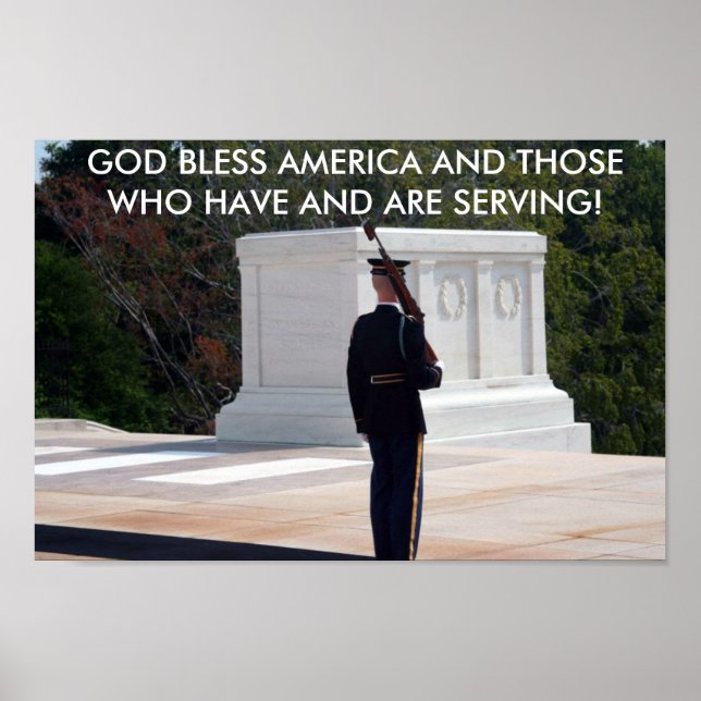 GOD BLESS AMERICA AND THOSE WHO HAVE ... POSTER (Front)