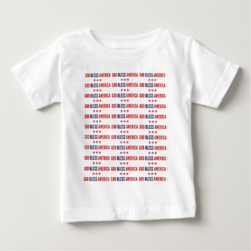 God Bless America Baby T_Shirt