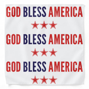 God Bless America Bandana