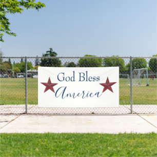 God bless America Banner
