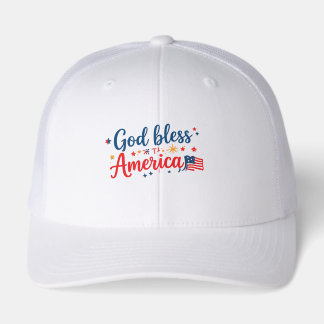 God Bless America Baseball Cap
