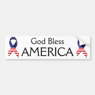 God Bless America Bumper Sticker