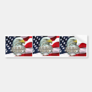 GOD BLESS AMERICA BUMPER STICKER