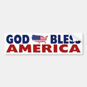 God Bless America Bumper Sticker