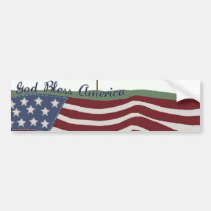God Bless America Bumper Sticker