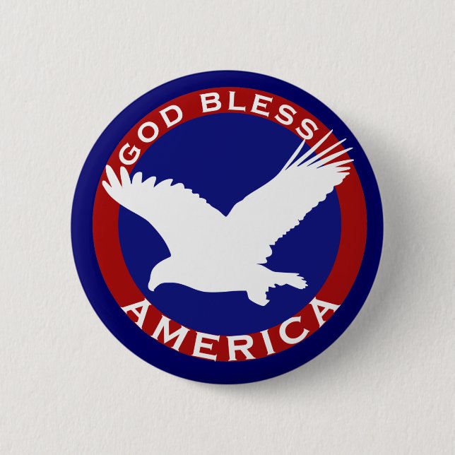 God Bless America Button (Front)