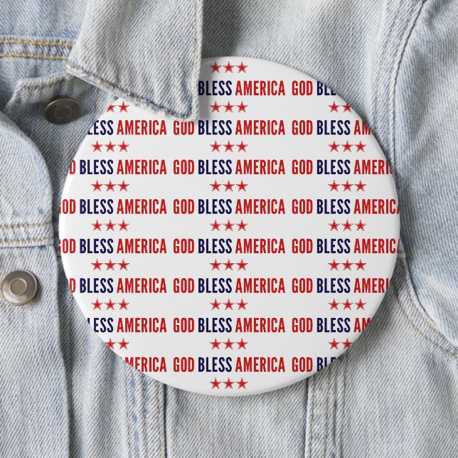 God Bless America Button (In Situ)