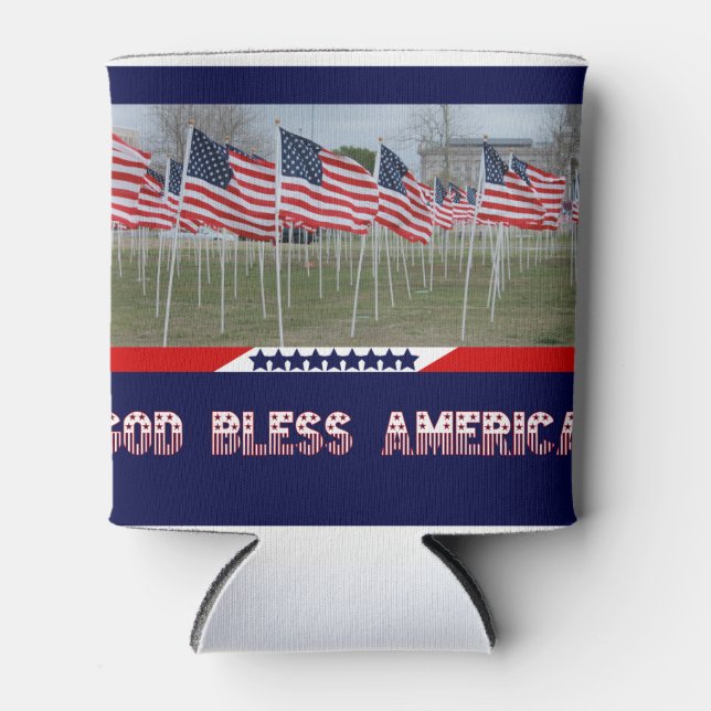 God Bless America Can Cooler (Front)